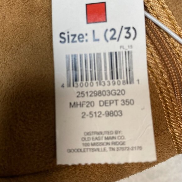 Little Girl's Bobbie Brooks Tan Faux Suede Faux Fur- Lined Size L(2/3) Boots Buc - Picture 6 of 9